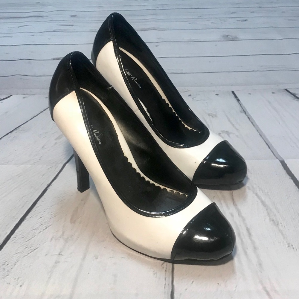 Black and White High Heels